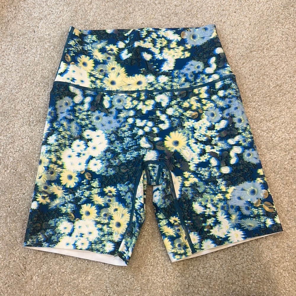 Floral High-Waisted Shorts